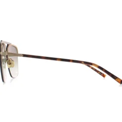Ted Baker Aviator^Sunglasses TB1629 Kyran 122 Tortoise Gold Green Gradient