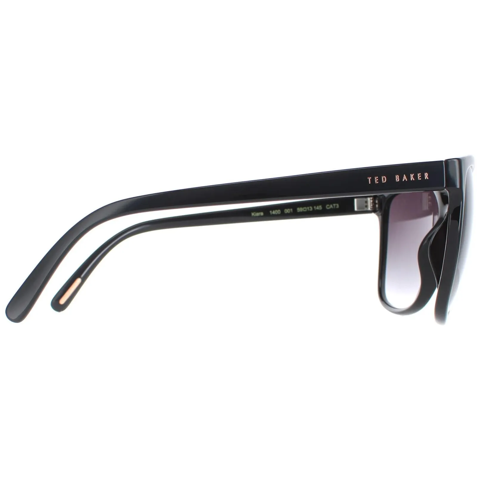 Ted Baker Square|Ted Baker^Sunglasses TB1400 Kiara 001 Black Grey Gradient