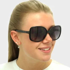 Ted Baker Oval|Ted Baker^Sunglasses TB1312 Krash 001 Black Grey Gradient
