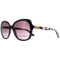 Ted Baker Butterfly|Ted Baker^Sunglasses TB1645 Kim 001 Black Grey Gradient