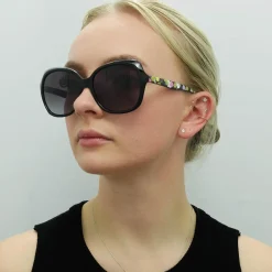 Ted Baker Butterfly|Ted Baker^Sunglasses TB1645 Kim 001 Black Grey Gradient