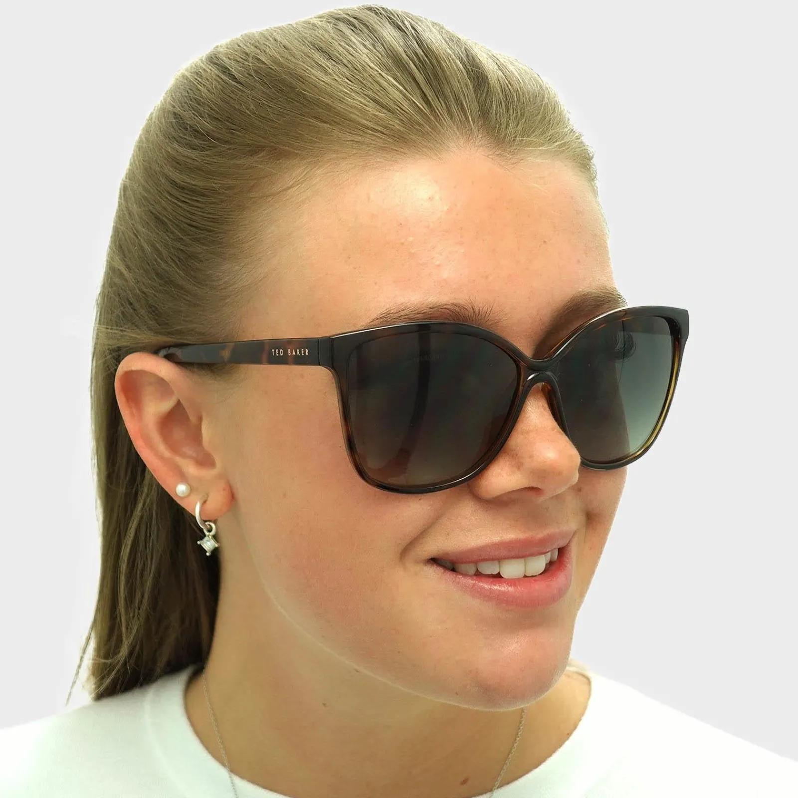 Ted Baker Square|Ted Baker^Sunglasses TB1400 Kiara 122 Tortoiseshell Brown Gradient