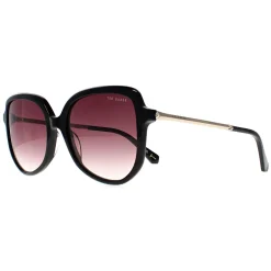 Ted Baker Butterfly|Ted Baker^Sunglasses TB1717 Kiera 001 Black Brown Gradient