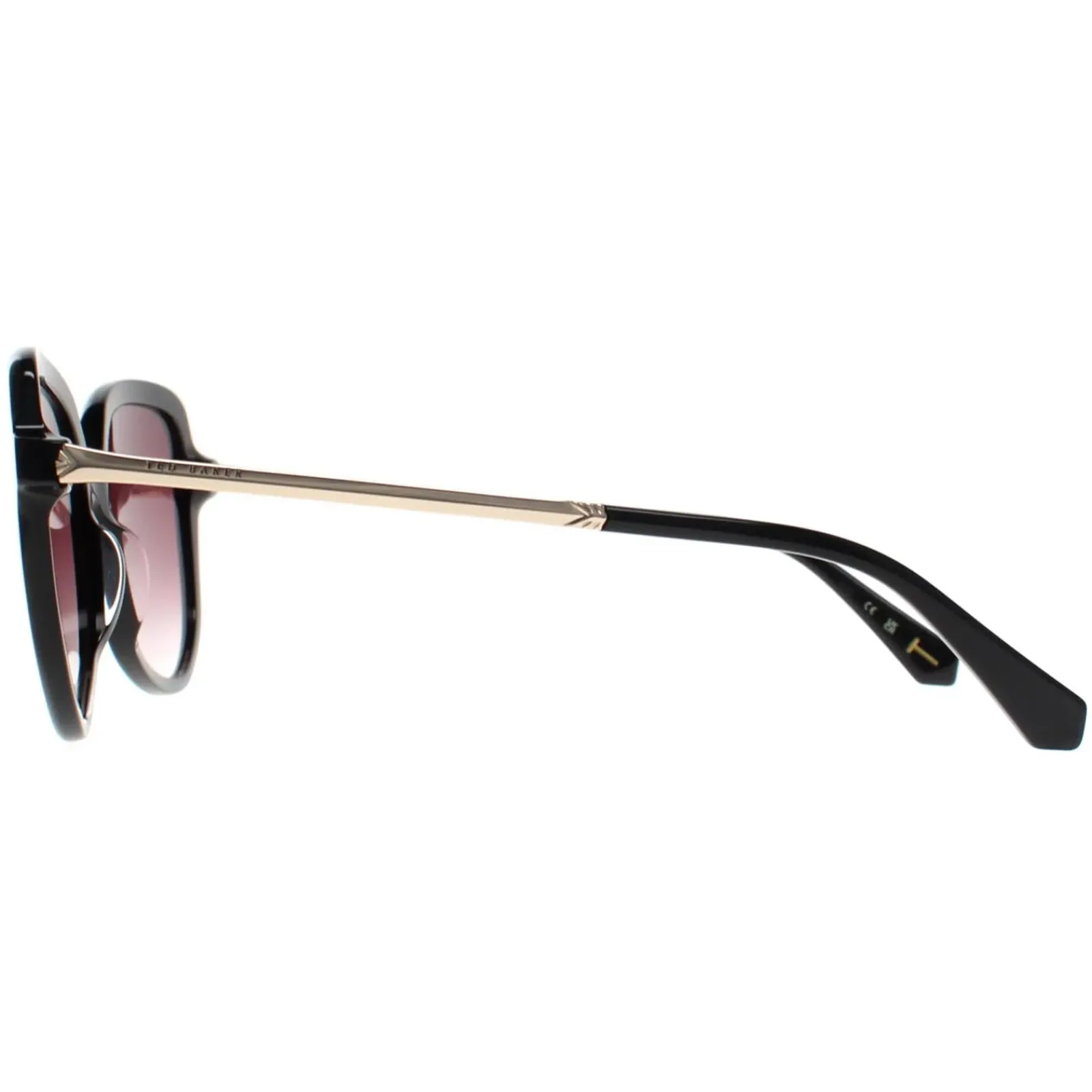 Ted Baker Butterfly|Ted Baker^Sunglasses TB1717 Kiera 001 Black Brown Gradient
