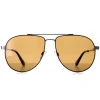 Ted Baker Aviator^Sunglasses TB1691 Maeve 901 Gunmetal with Black Painted Rim