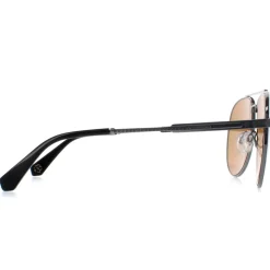 Ted Baker Aviator^Sunglasses TB1691 Maeve 901 Gunmetal with Black Painted Rim