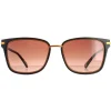 Ted Baker Square|Ted Baker^Sunglasses TB1620 Mata 001 Black Brown Gradient