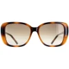 Ted Baker Square|Ted Baker^Sunglasses TB1640 Margo 136 Havana Brown Gradient