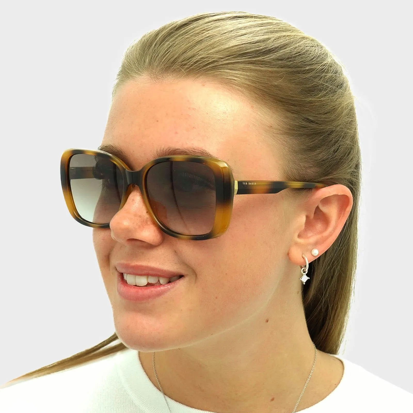 Ted Baker Square|Ted Baker^Sunglasses TB1640 Margo 136 Havana Brown Gradient