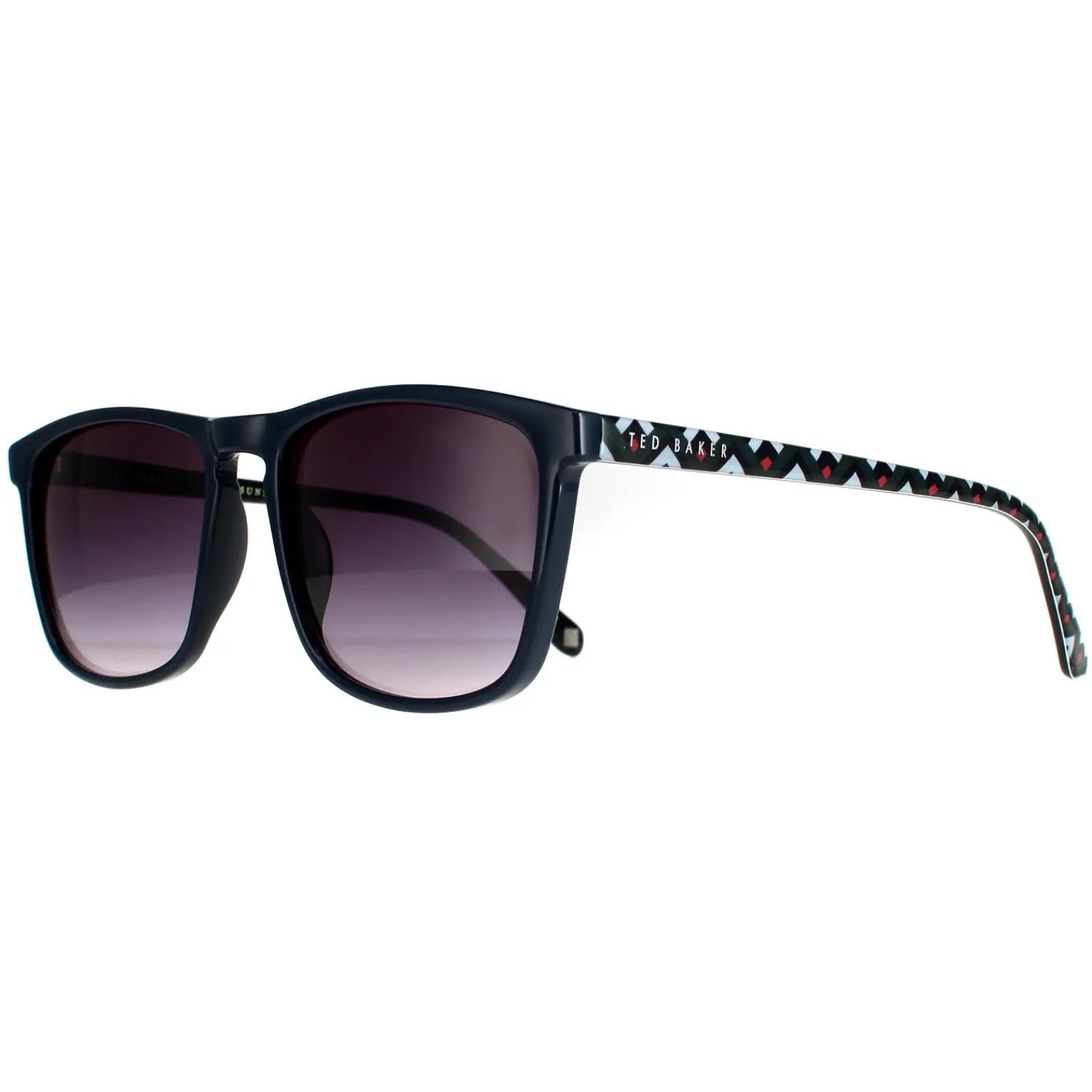Ted Baker Rectangle^Sunglasses TB1535 Marlow 618 Blue Charcoal Purple