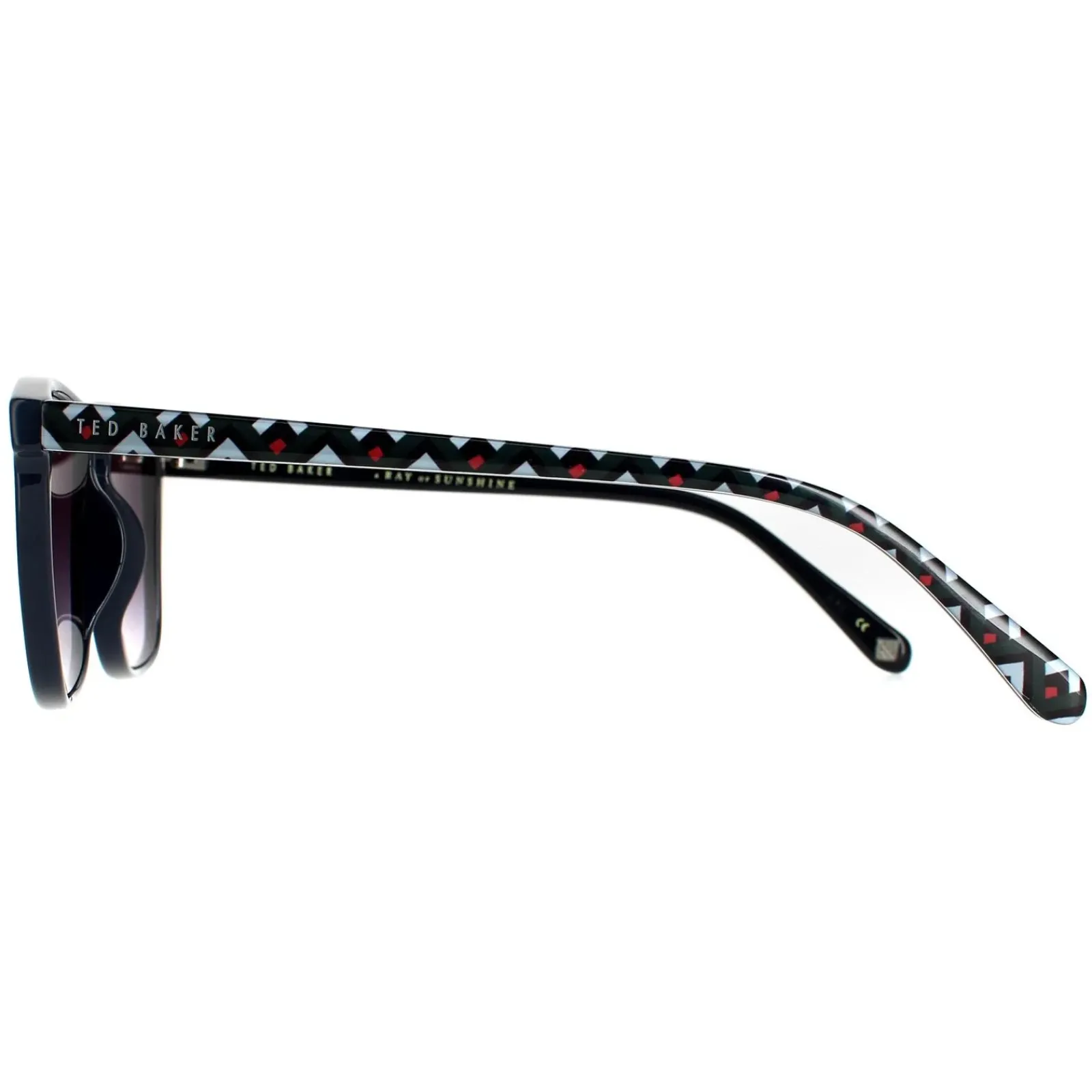 Ted Baker Rectangle^Sunglasses TB1535 Marlow 618 Blue Charcoal Purple