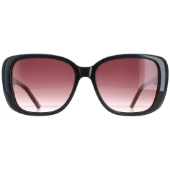 Ted Baker Square|Ted Baker^Sunglasses TB1640 Margo 001 Black and Tortoise Brown Gradien
