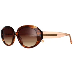 Ted Baker Oval|Ted Baker^Sunglasses TB1689 Penny 104 Brown Horn Brown Gradient