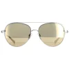 Ted Baker Aviator|Ted Baker^Sunglasses TB1575 Runa 800 Silver Gold Brown