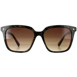 Ted Baker Square|Ted Baker^Sunglasses TB1676 Ramona 149 Double Champagne Demi Brown Gra