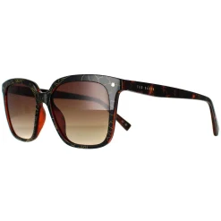 Ted Baker Square|Ted Baker^Sunglasses TB1676 Ramona 149 Double Champagne Demi Brown Gra