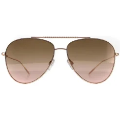 Ted Baker Aviator^Sunglasses TB1625 Sutton 401 Rose Gold Brown Gradient