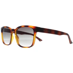 Ted Baker Rectangle^Sunglasses TB1635 Surf 122 Polished Dark Tortoise Grey Gradi
