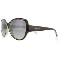 Ted Baker Oval|Ted Baker^Sunglasses TB1394 Shay 112 Tortoise Green Grey Gradient