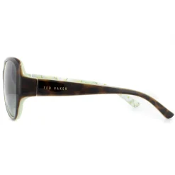 Ted Baker Oval|Ted Baker^Sunglasses TB1394 Shay 112 Tortoise Green Grey Gradient