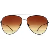 Ted Baker Aviator^Sunglasses TB1625 Sutton 901 Gunmetal Brown Gradient