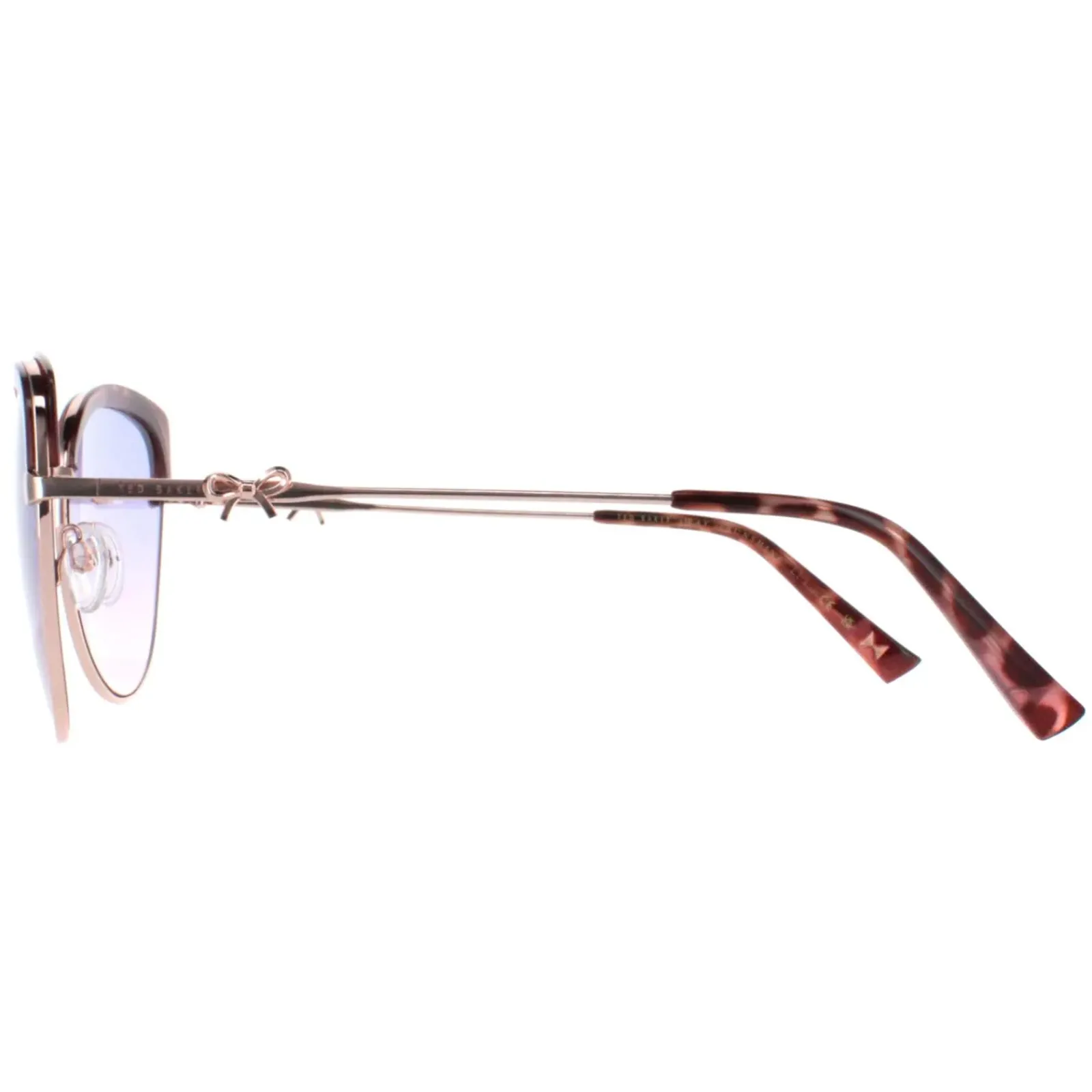 Ted Baker Cat-Eye|Ted Baker^Sunglasses TB1661 Tama 244 Rose Gold Tortoise Purple Pink Gr