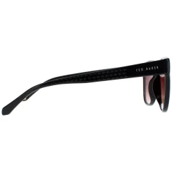 Ted Baker Round^Sunglasses TB1627 Ware 001 Black Brown Gradient