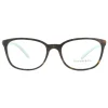 Tiffany Square|Tiffany^Glasses Frames TF2109HB 8134 Havana on Blue Women