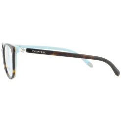 Tiffany Square|Tiffany^Glasses Frames TF2109HB 8134 Havana on Blue Women