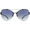 Tiffany Cat-Eye^Sunglasses 3063 60074L Black Blue Gradient