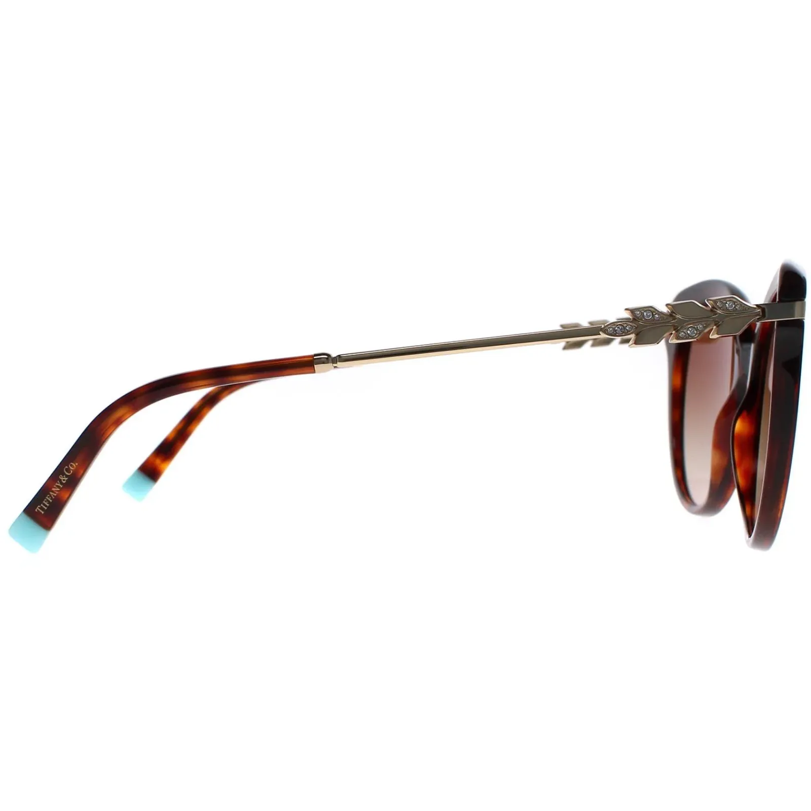 Tiffany Cat-Eye^Sunglasses TF4189 80023B Havana Brown Gradient