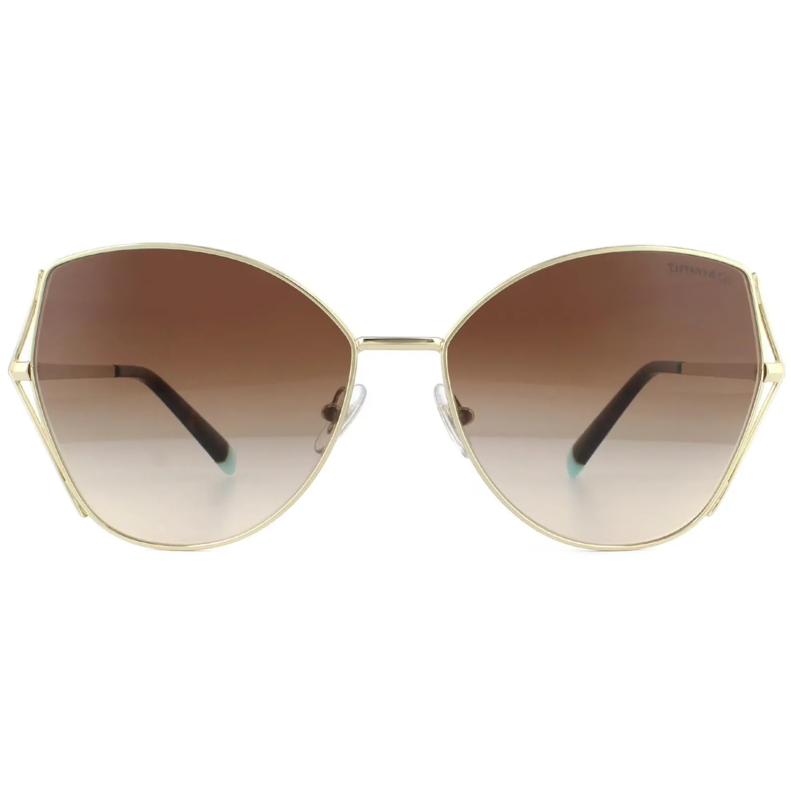 Tiffany Butterfly^Sunglasses TF3072 60213B Pale Gold Brown Gradient