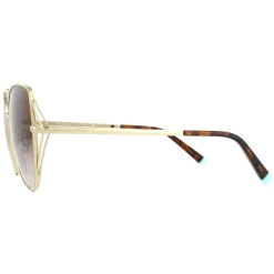 Tiffany Butterfly^Sunglasses TF3072 60213B Pale Gold Brown Gradient