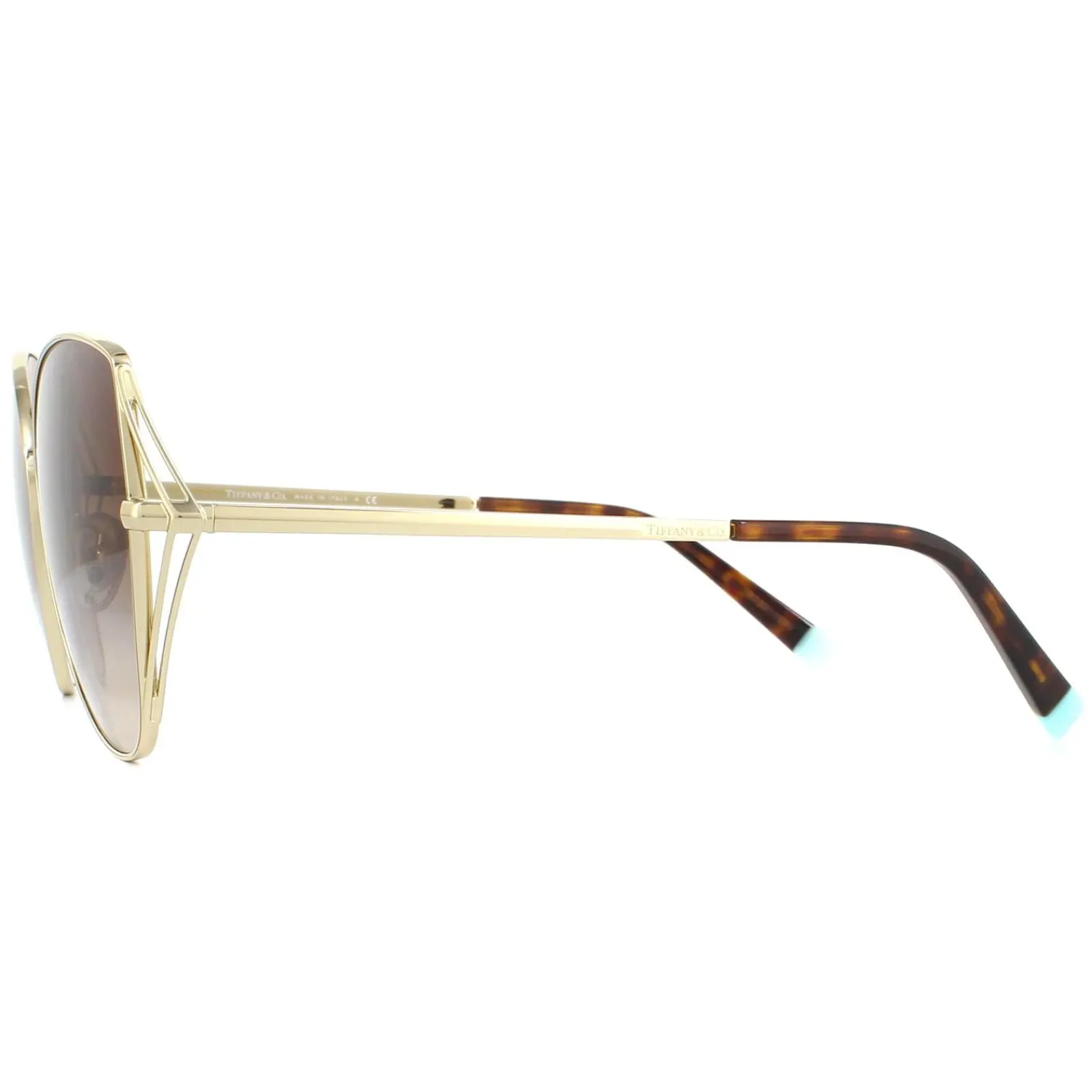 Tiffany Butterfly^Sunglasses TF3072 60213B Pale Gold Brown Gradient