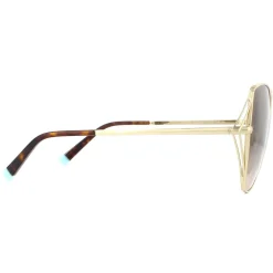 Tiffany Butterfly^Sunglasses TF3072 60213B Pale Gold Brown Gradient
