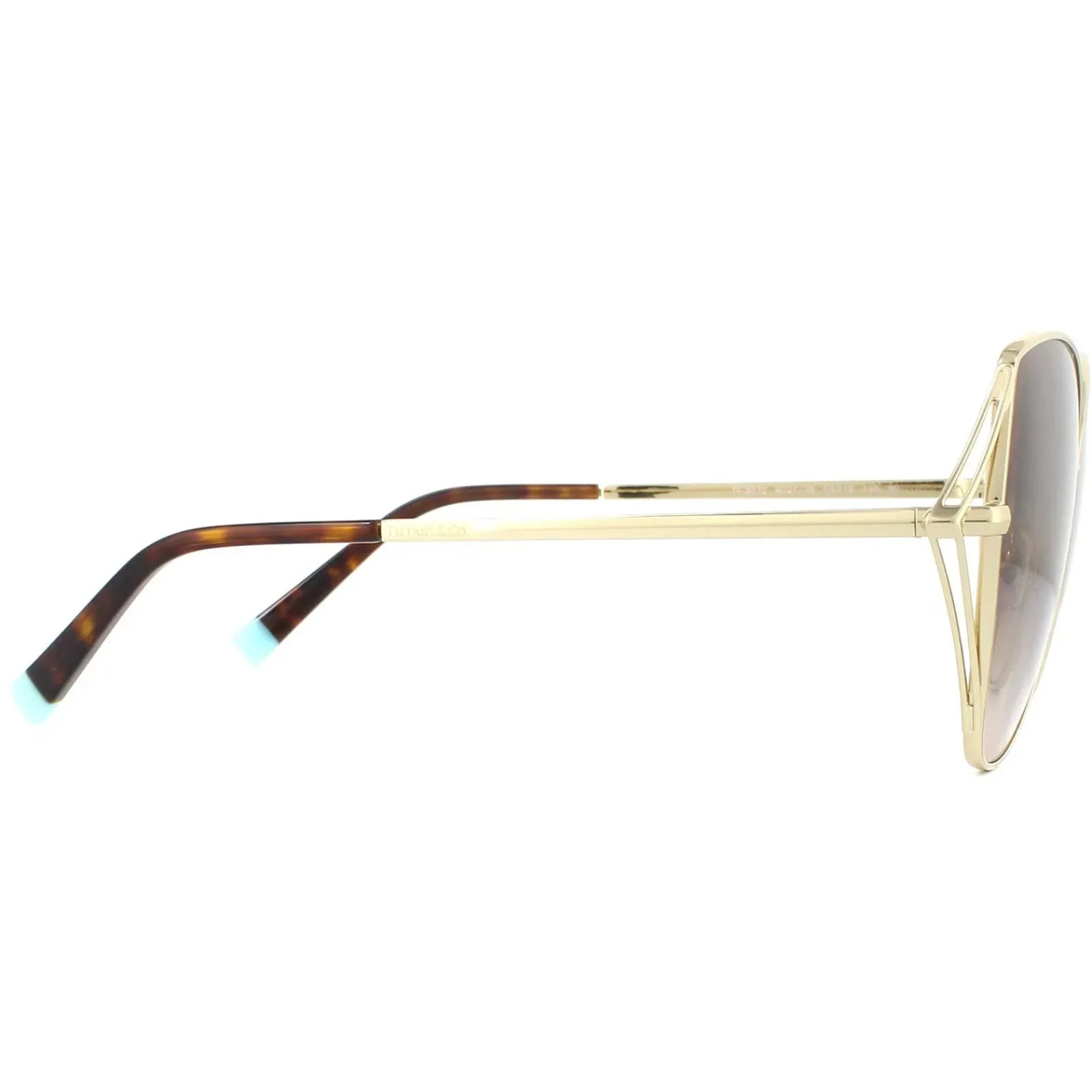 Tiffany Butterfly^Sunglasses TF3072 60213B Pale Gold Brown Gradient