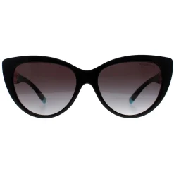 Tiffany Cat-Eye^Sunglasses TF4196 80013C Black Grey Gradient