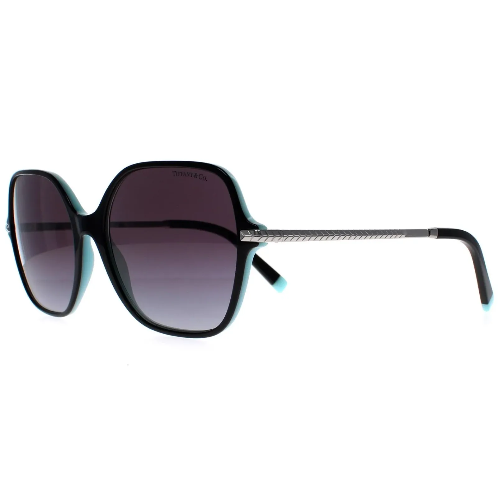 Tiffany Square^Sunglasses TF4191 80553C Black on Blue Grey Gradient