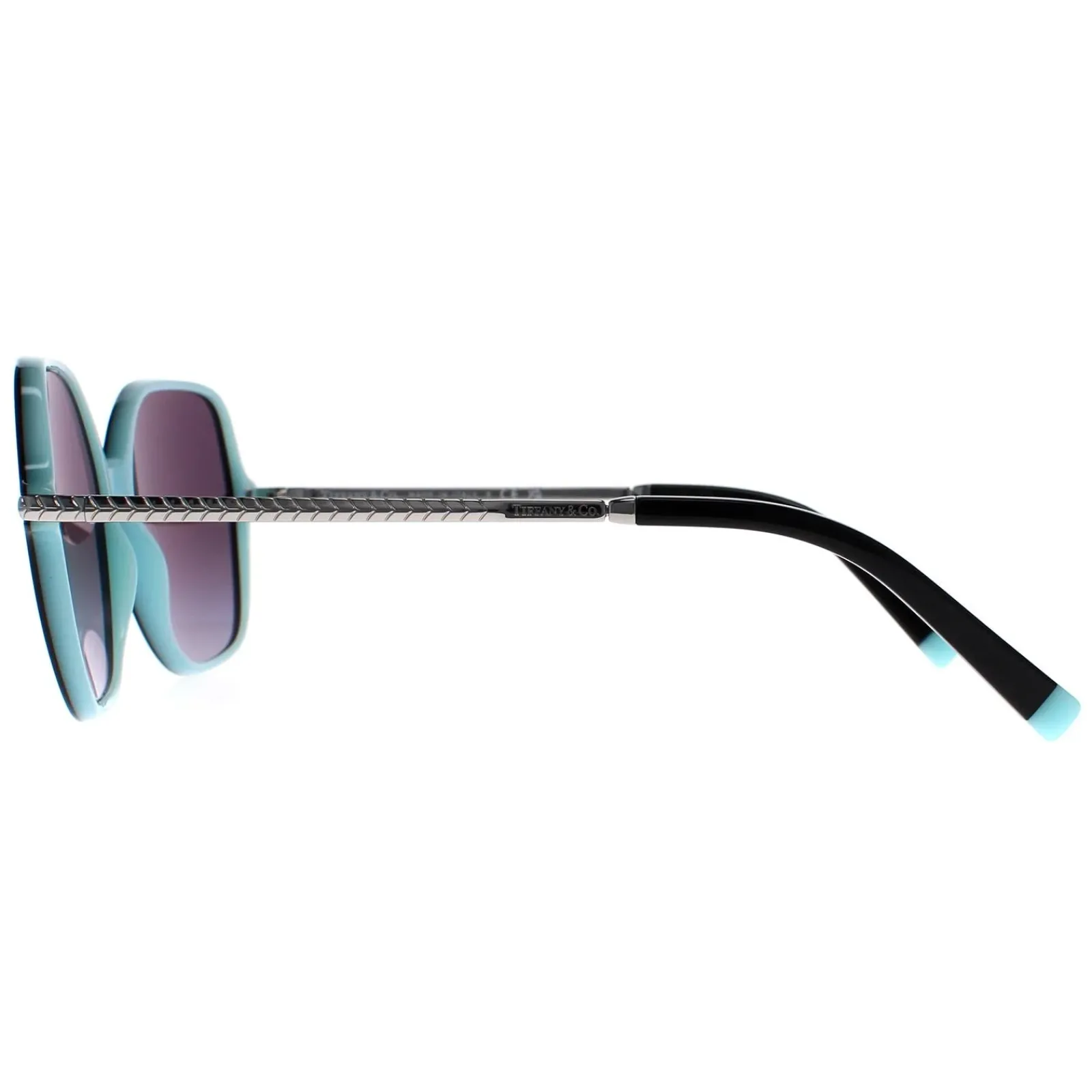 Tiffany Square^Sunglasses TF4191 80553C Black on Blue Grey Gradient
