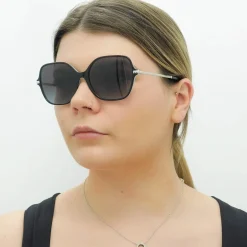 Tiffany Square^Sunglasses TF4191 80553C Black on Blue Grey Gradient