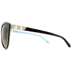 Tiffany Polarised^Sunglasses TF4133 8134T3 Havana Blue Brown Gradient Polarized