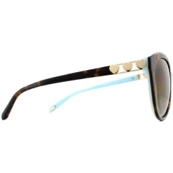 Tiffany Polarised^Sunglasses TF4133 8134T3 Havana Blue Brown Gradient Polarized