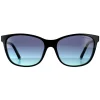 Tiffany Rectangle^Sunglasses TF4174B 80559S Black On Blue Blue Gradient