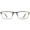 Timberland Rectangle^Glasses Frames TB1547 049 Matte Dark Brown Men