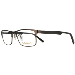 Timberland Rectangle^Glasses Frames TB1547 049 Matte Dark Brown Men