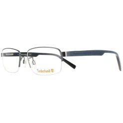 Timberland Rectangle^Glasses Frames TB1548 009 Matte Gunmetal Men