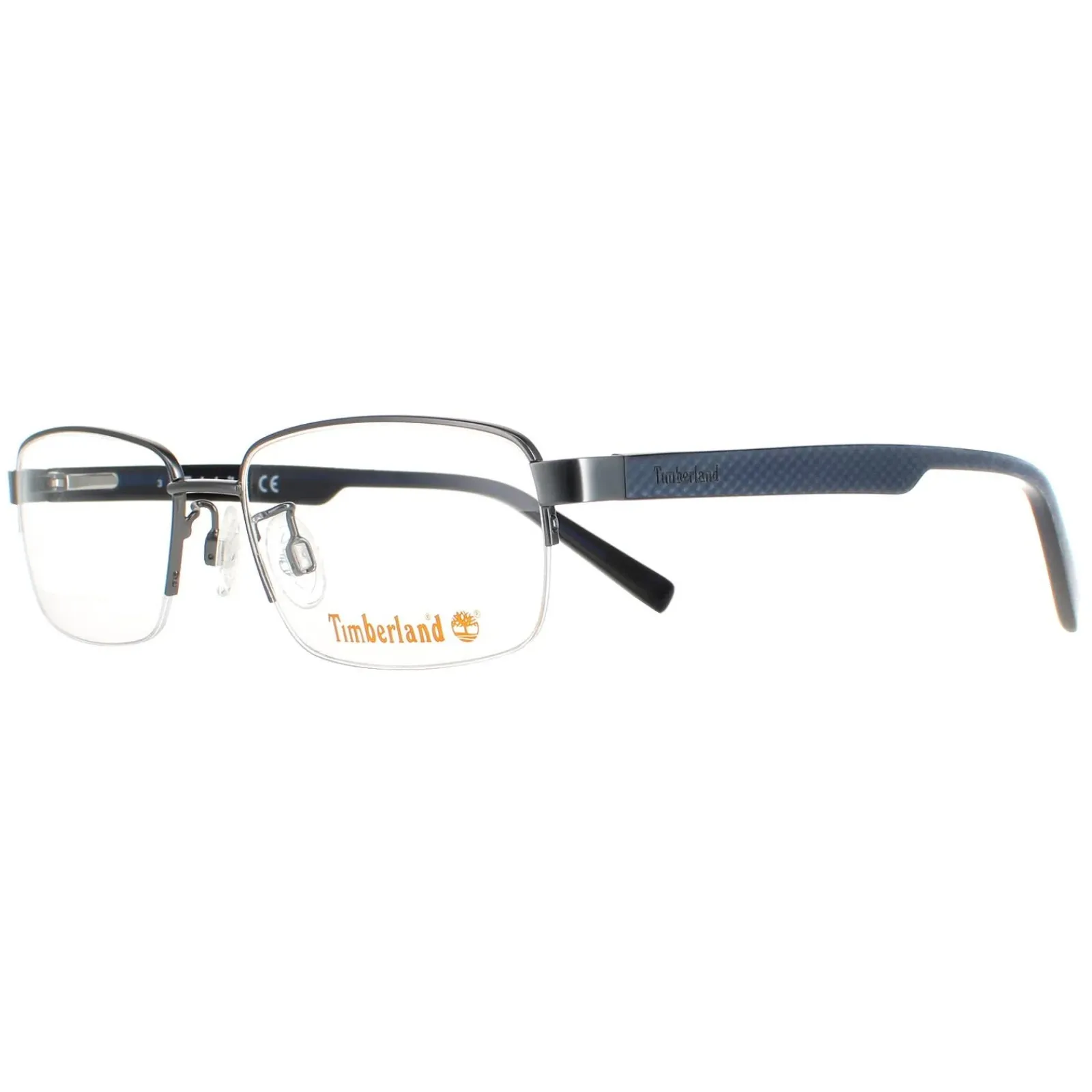 Timberland Rectangle^Glasses Frames TB1548 009 Matte Gunmetal Men