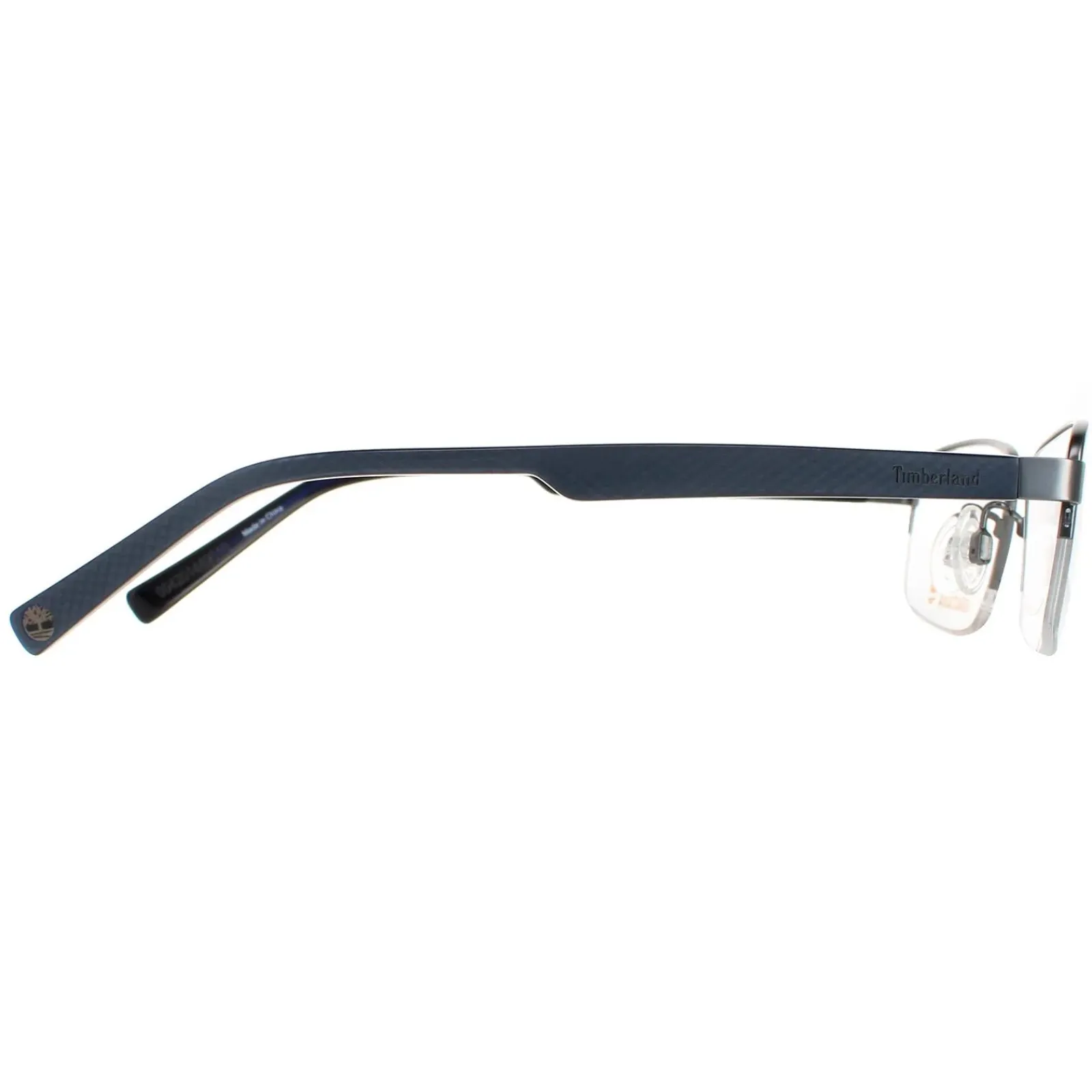Timberland Rectangle^Glasses Frames TB1548 009 Matte Gunmetal Men
