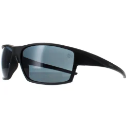 Timberland Polarised|Wrap^Sunglasses TB9308 02D Matte Black Smoke Polarized