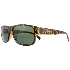 Timberland Rectangle^Sunglasses TB9064 52R Dark Havana Green